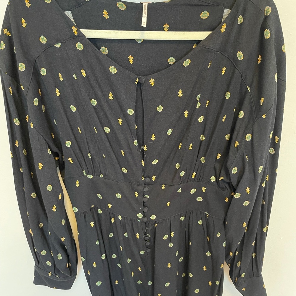 Free people black romper
